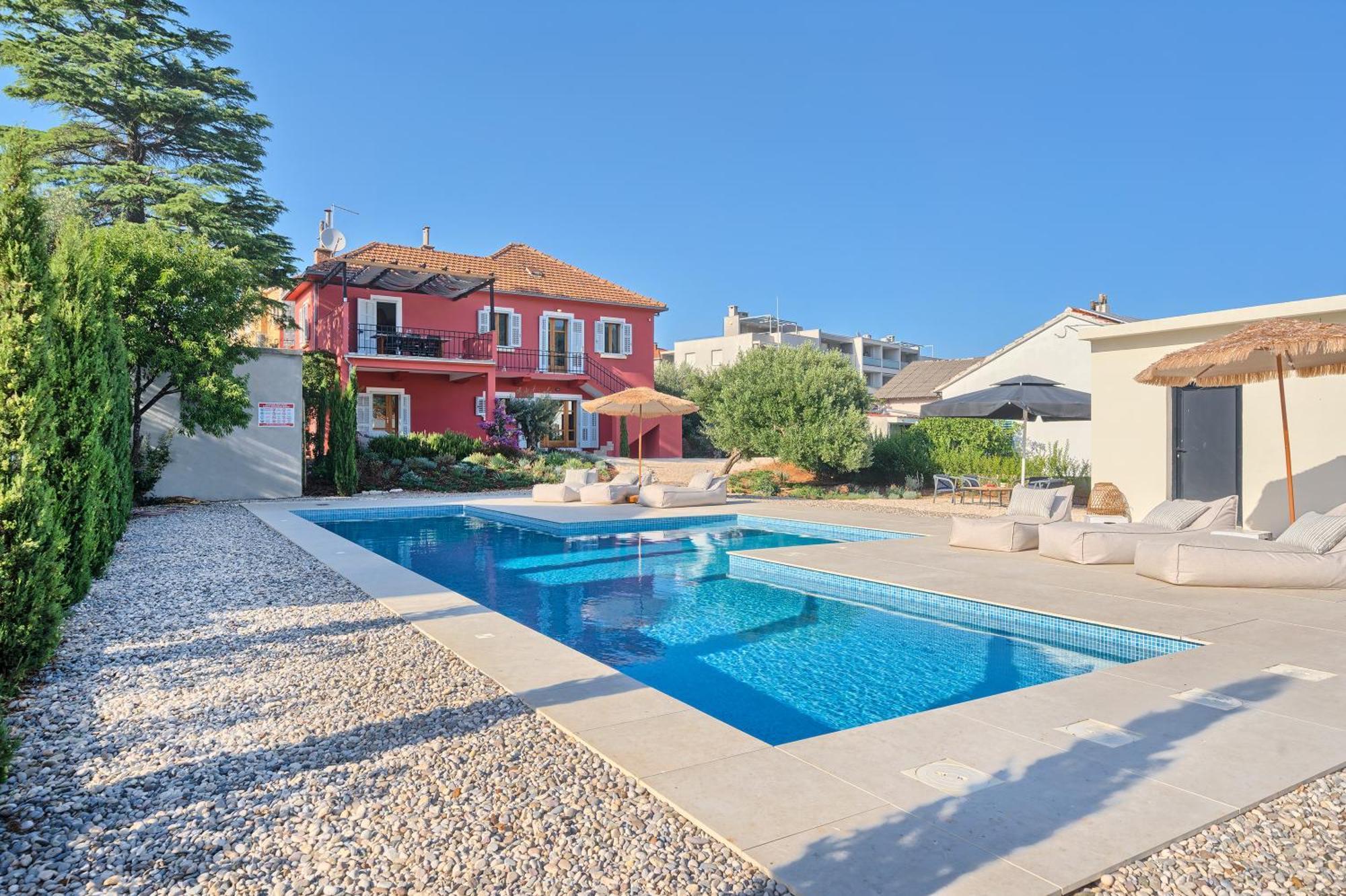Hvar Luxury Villa And Pool With View In Heart Of Stari Grad Стари Град Экстерьер фото