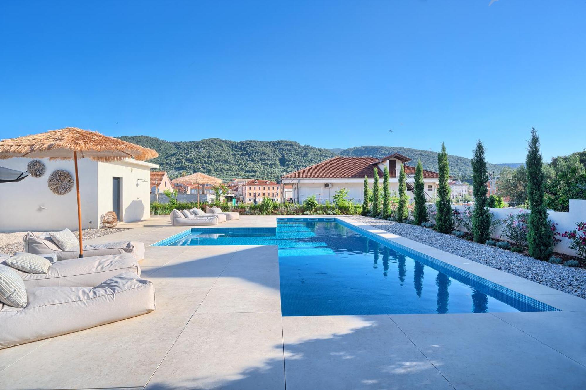 Hvar Luxury Villa And Pool With View In Heart Of Stari Grad Стари Град Экстерьер фото