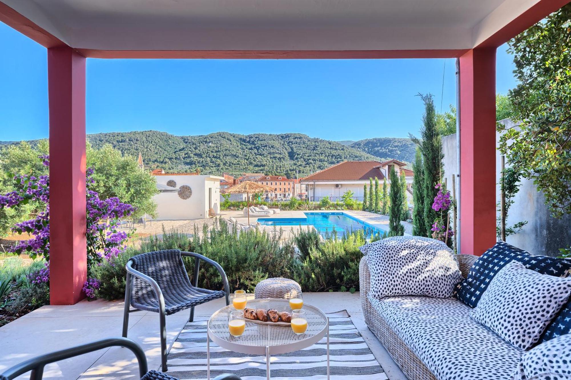 Hvar Luxury Villa And Pool With View In Heart Of Stari Grad Стари Град Экстерьер фото